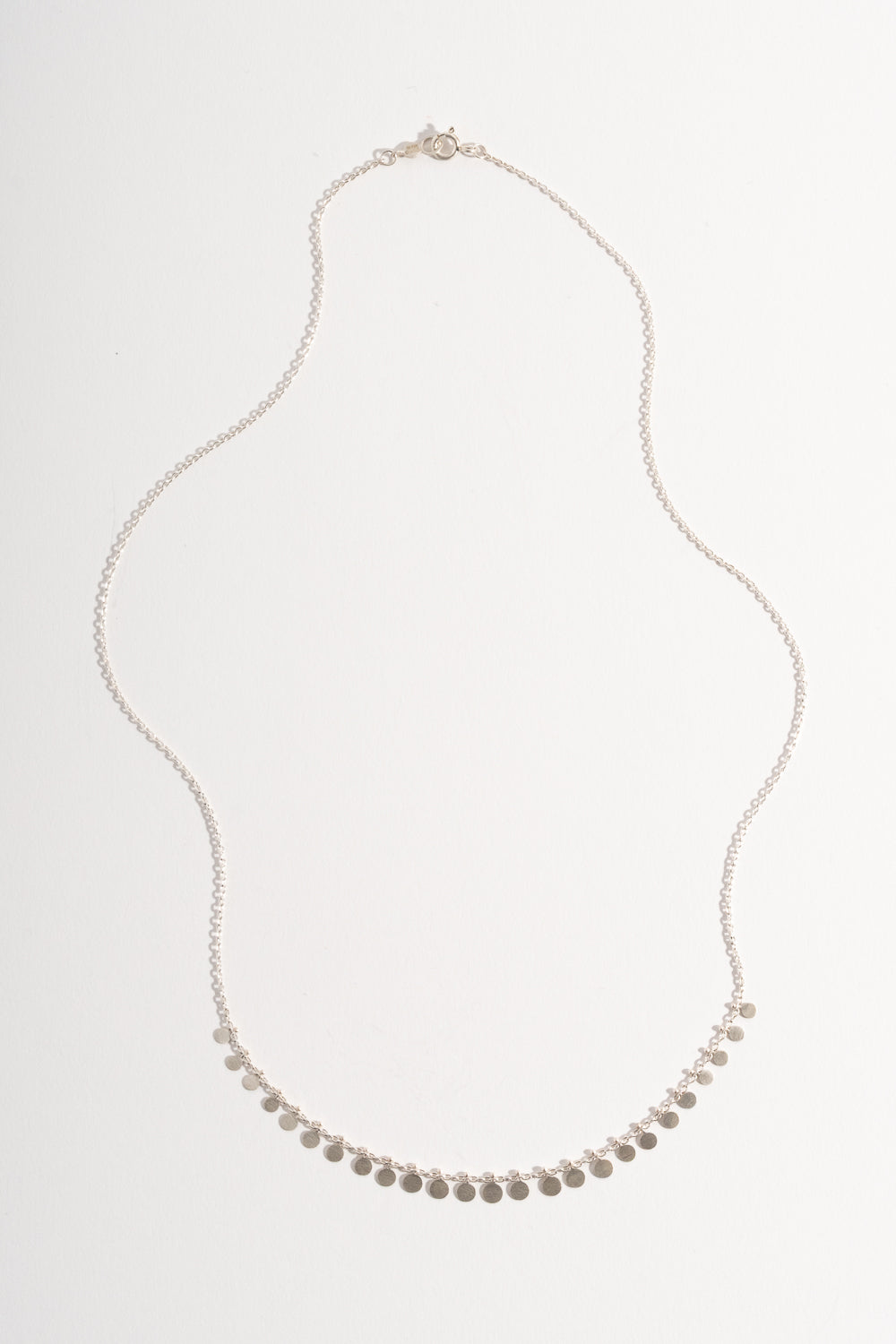 Silver Medium Dots Necklace
