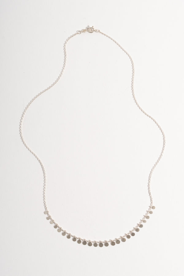 Silver Medium Dots Necklace