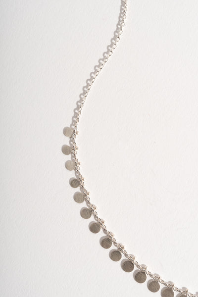 Silver Medium Dots Necklace