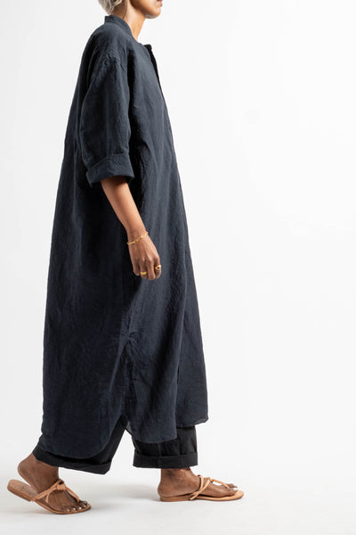 Shaman Shirtdress in Midnight