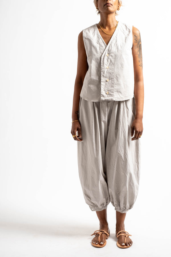 Tamou Trouser in Fine Dusty Stripe