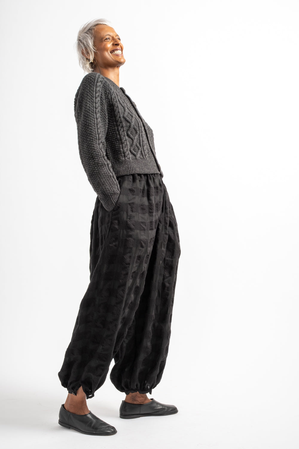Candy Cardigan in Charcoal
