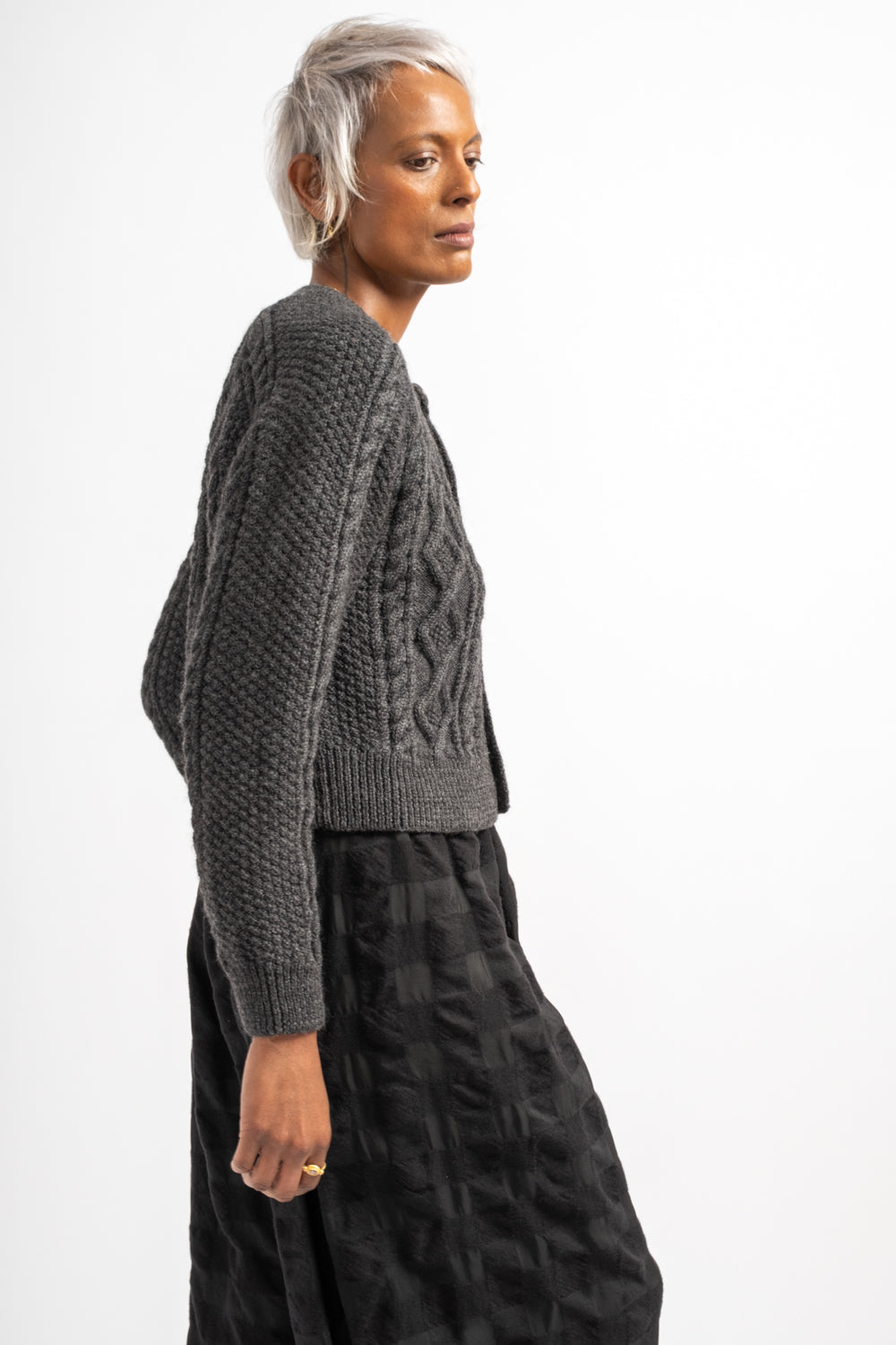 Candy Cardigan in Charcoal
