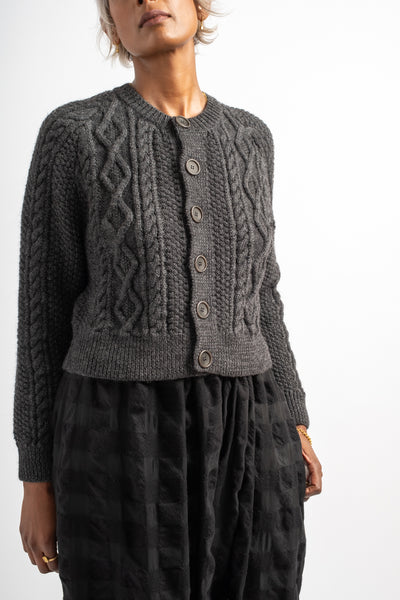 Candy Cardigan in Charcoal