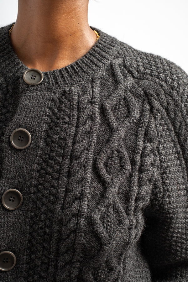 Candy Cardigan in Charcoal