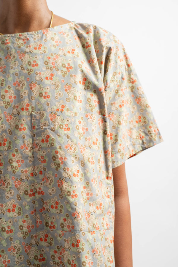 Friedrich Tee in Dusty Blue Floral