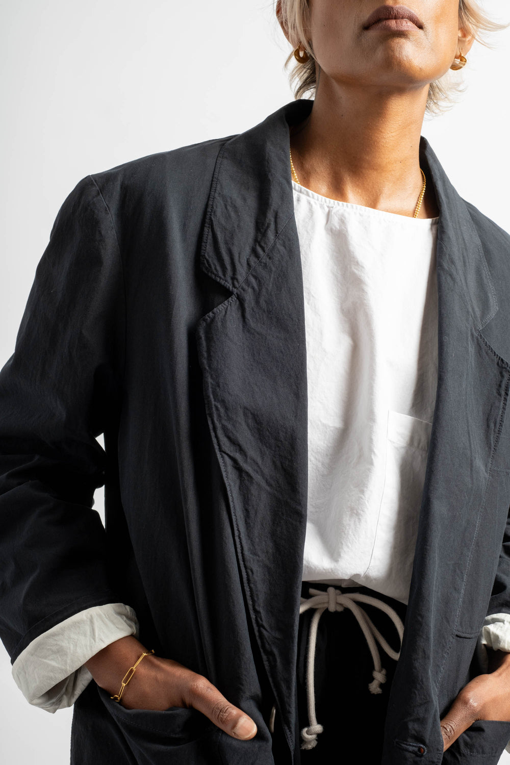 Juri Jacket in Off Black