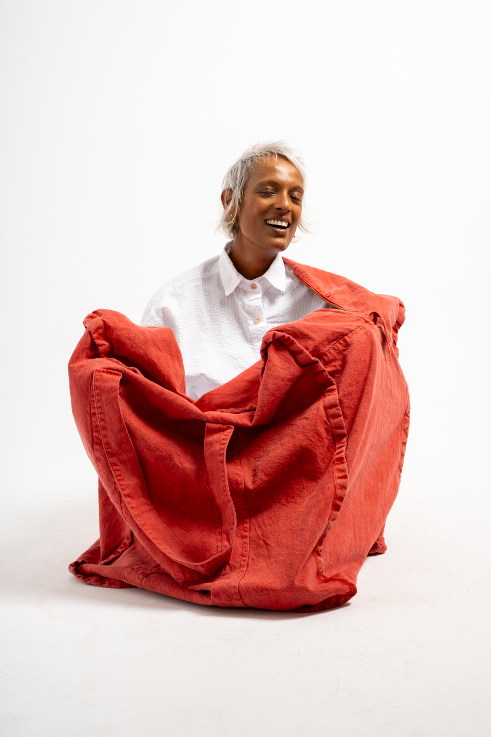 Large Bombo Bag in Red
