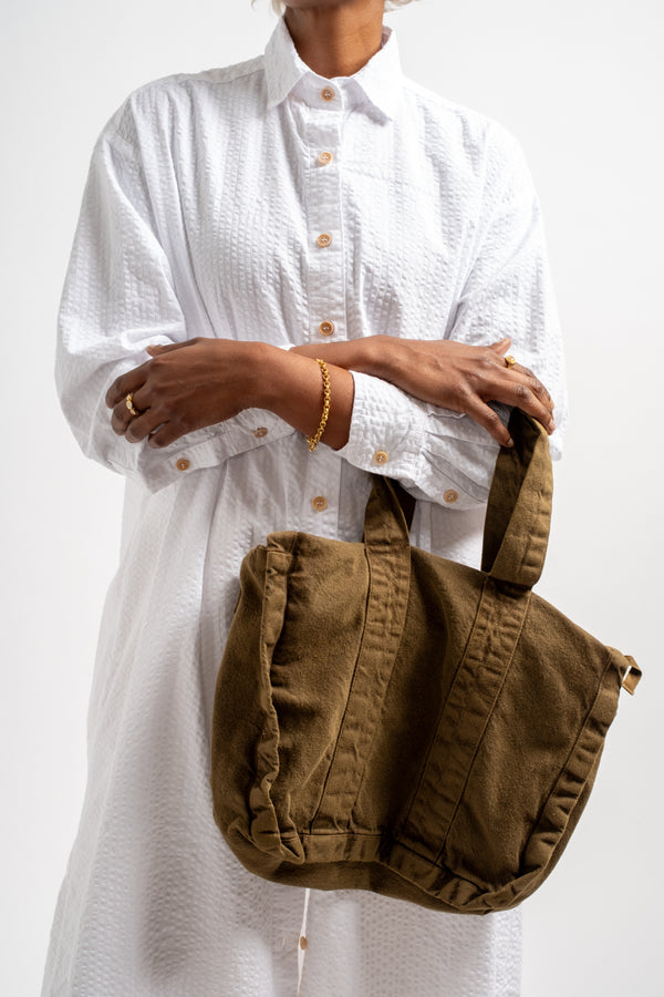 Small Bombo Bag in Bark