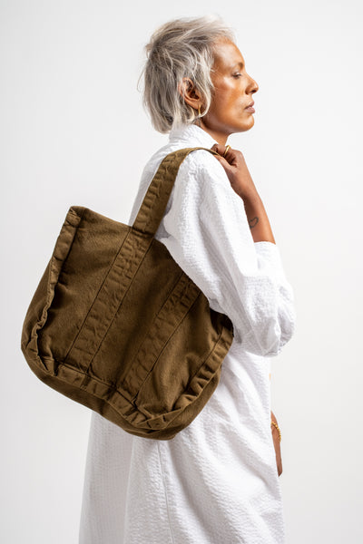 Small Bombo Bag in Bark