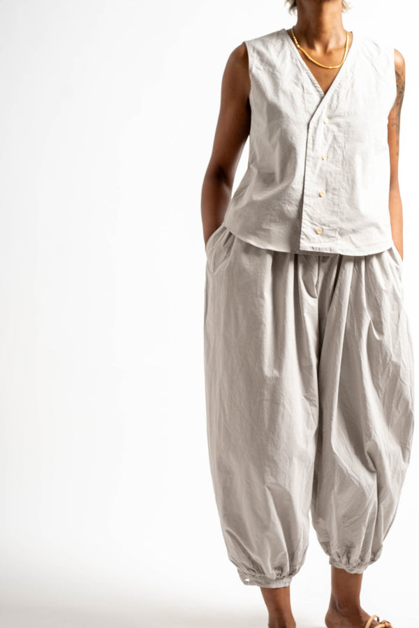 Tamou Trouser in Fine Dusty Stripe