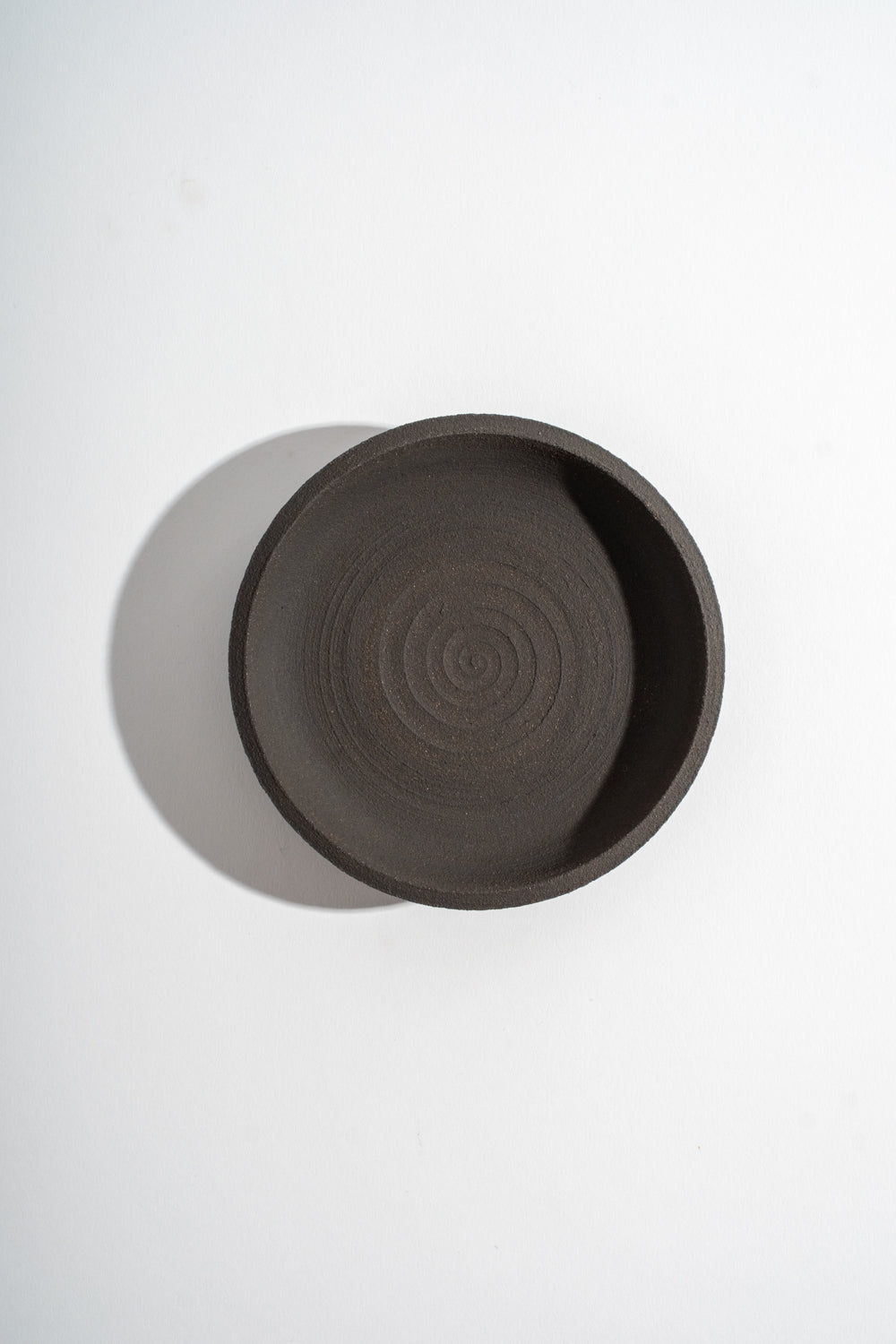 Black Stoneware Incense & Smudging Dish