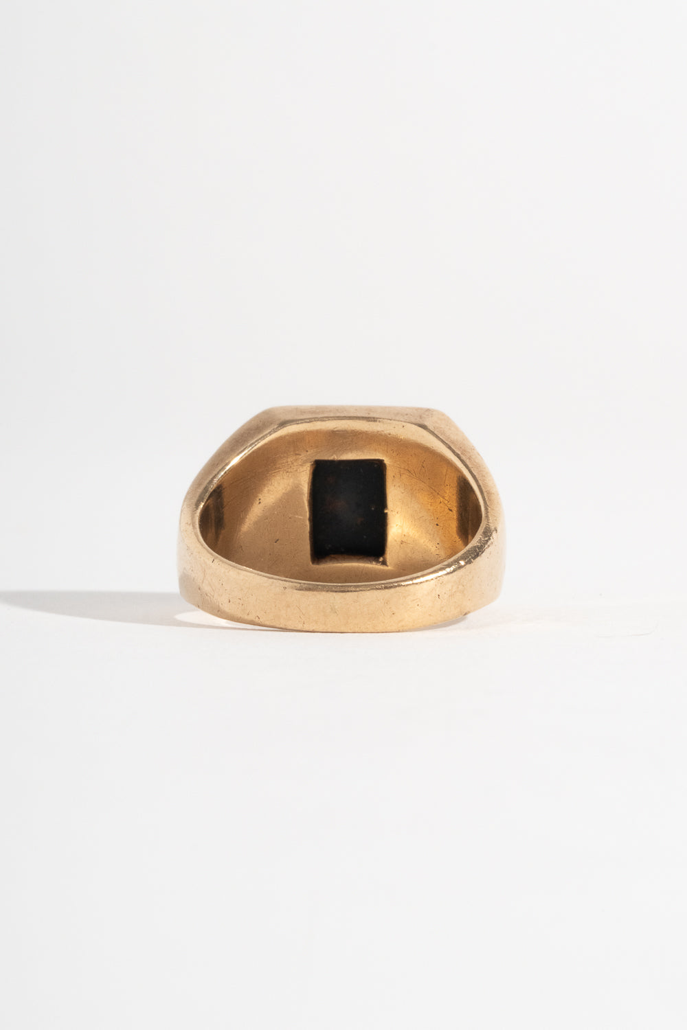 10K Bloodstone Signet Ring