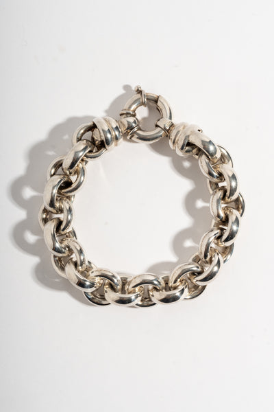Sterling Chunky Rolo Chain Bracelet