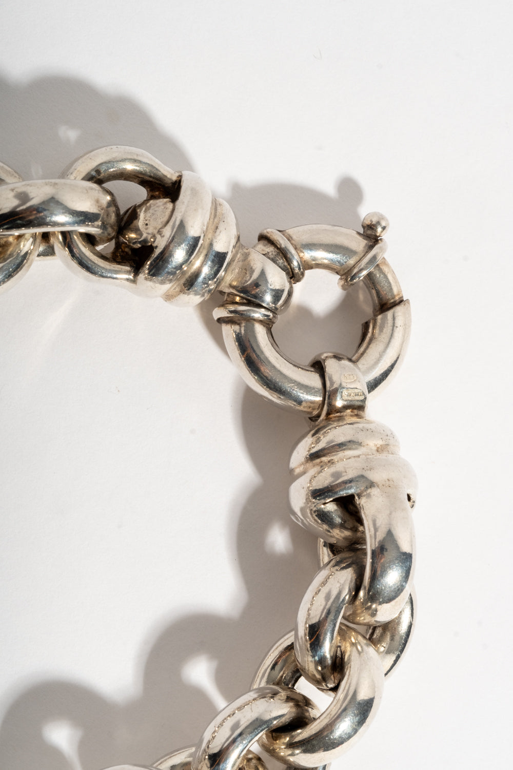Sterling Chunky Rolo Chain Bracelet
