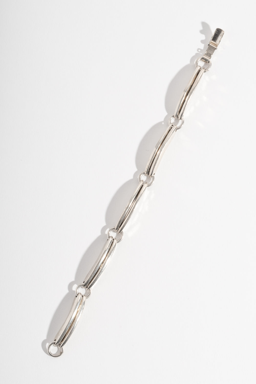 Sterling Double Bar Chain Bracelet