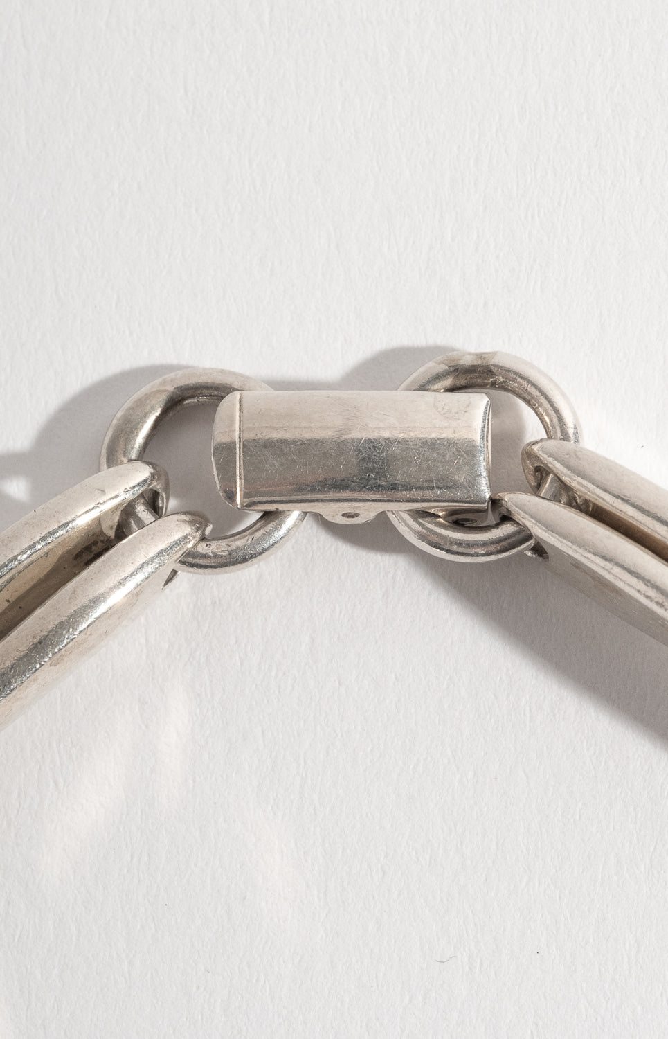 Sterling Double Bar Chain Bracelet