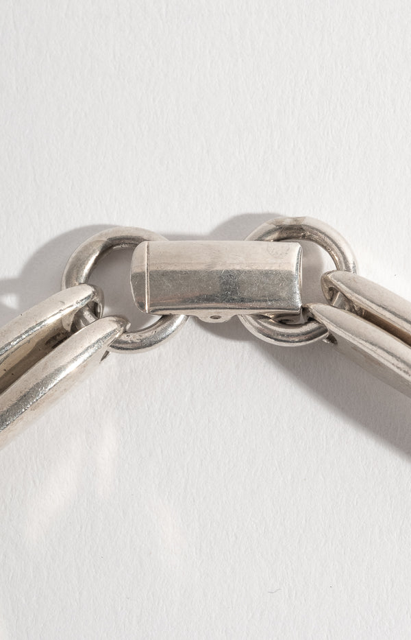 Sterling Double Bar Chain Bracelet