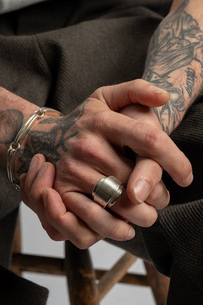 Sterling Double Layer Ring