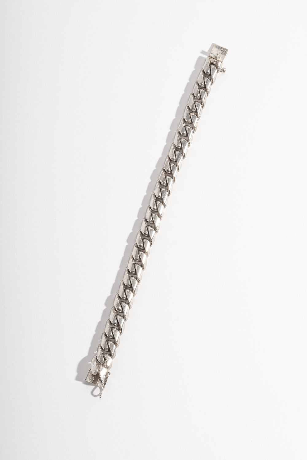 Sterling Heavy Rounded Curb Chain Bracelet
