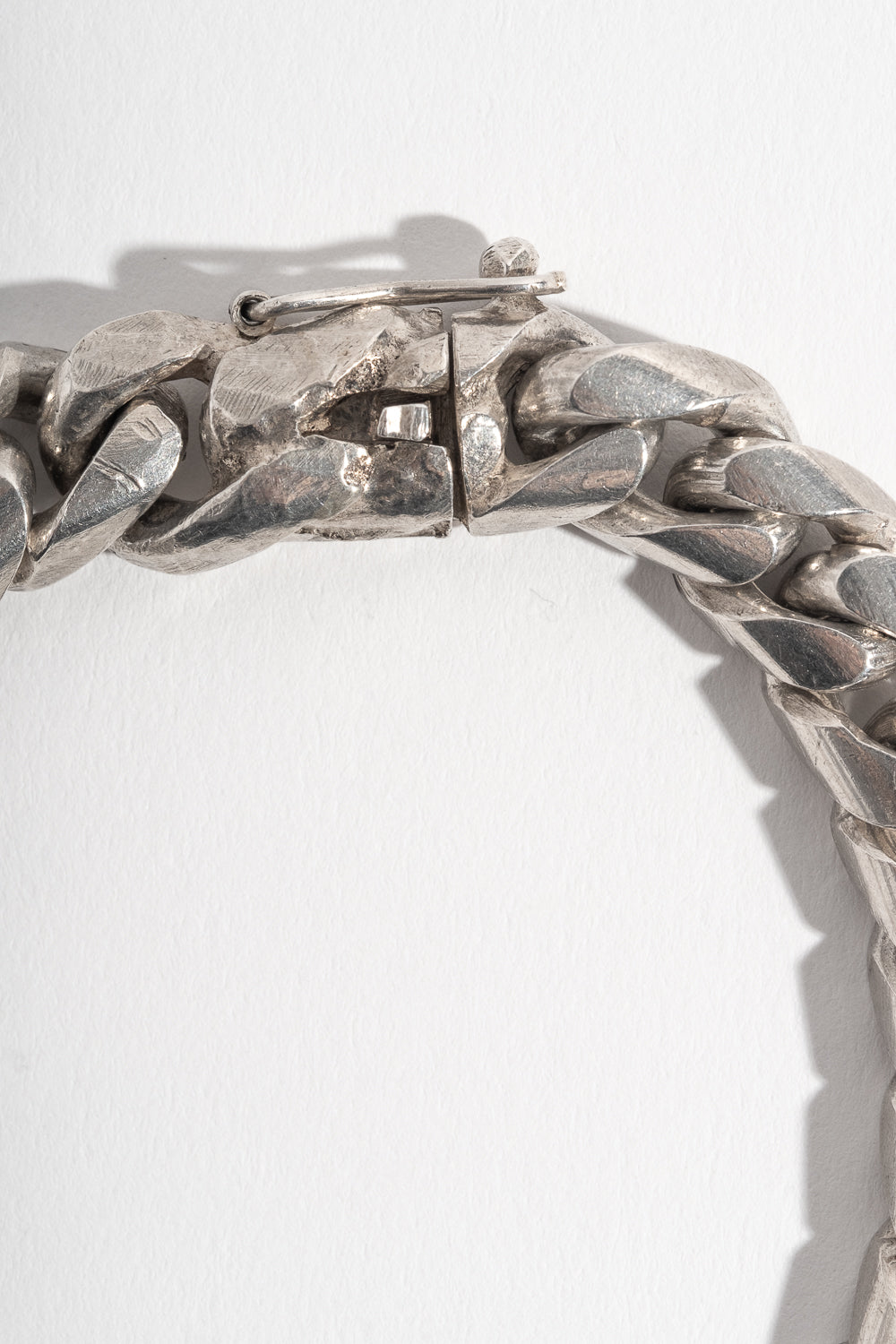 Sterling Heavy Rounded Curb Chain Bracelet