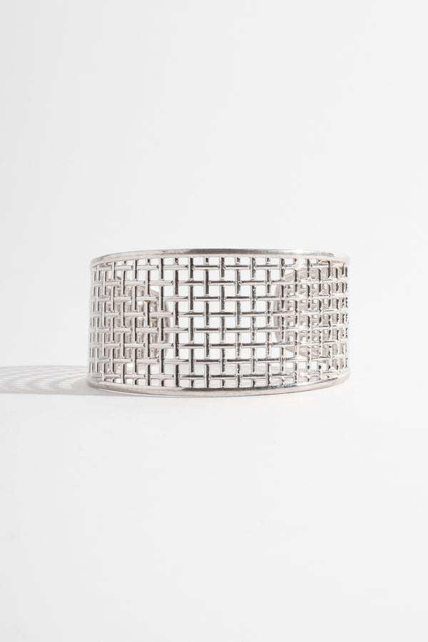 Sterling Mesh Cuff