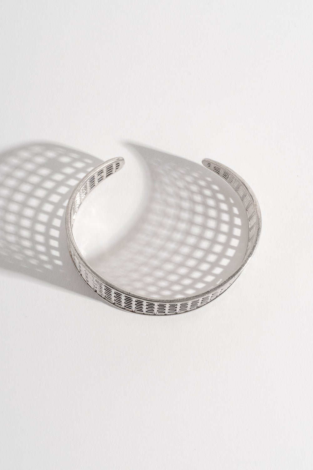Sterling Mesh Cuff