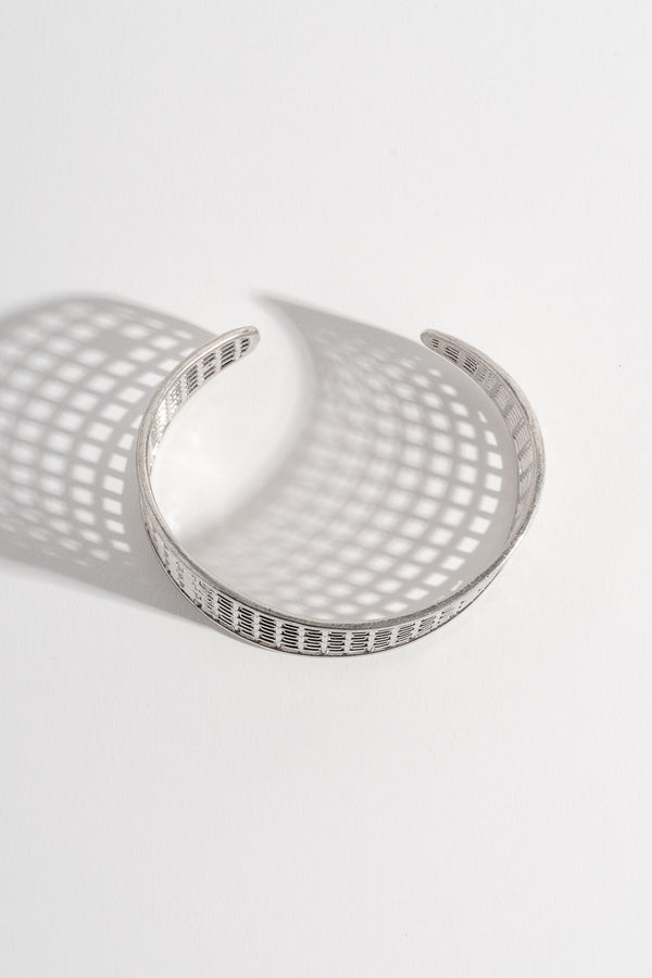 Sterling Mesh Cuff