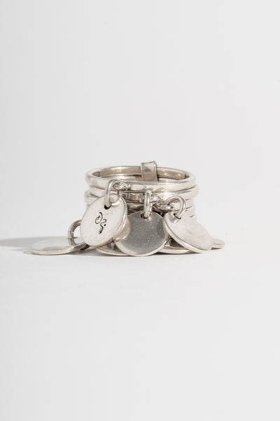Sterling Multi Band Palette Ring