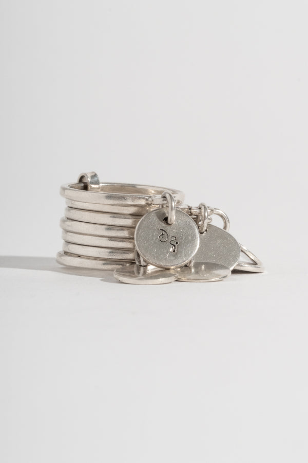 Sterling Multi Band Palette Ring