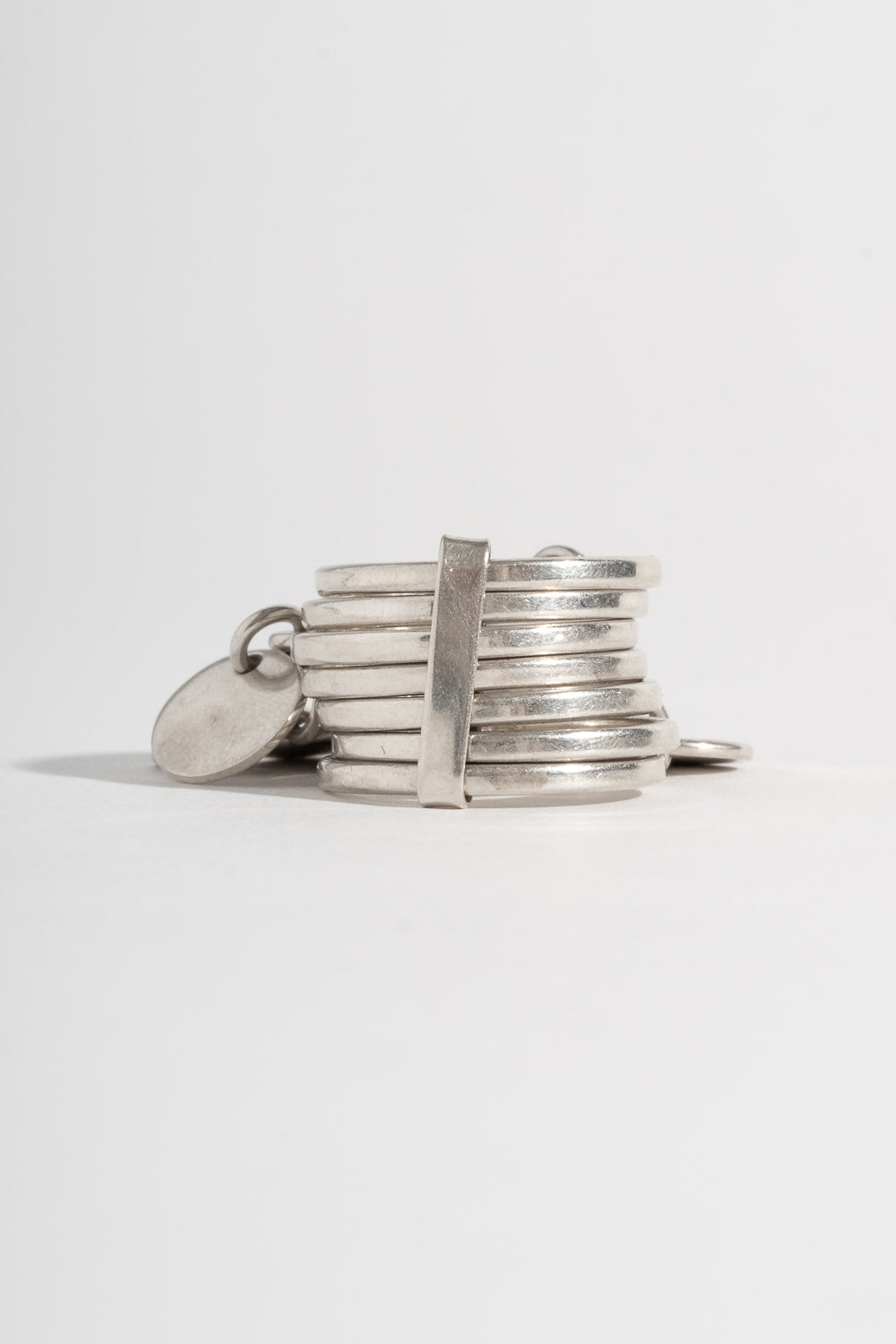 Sterling Multi Band Palette Ring