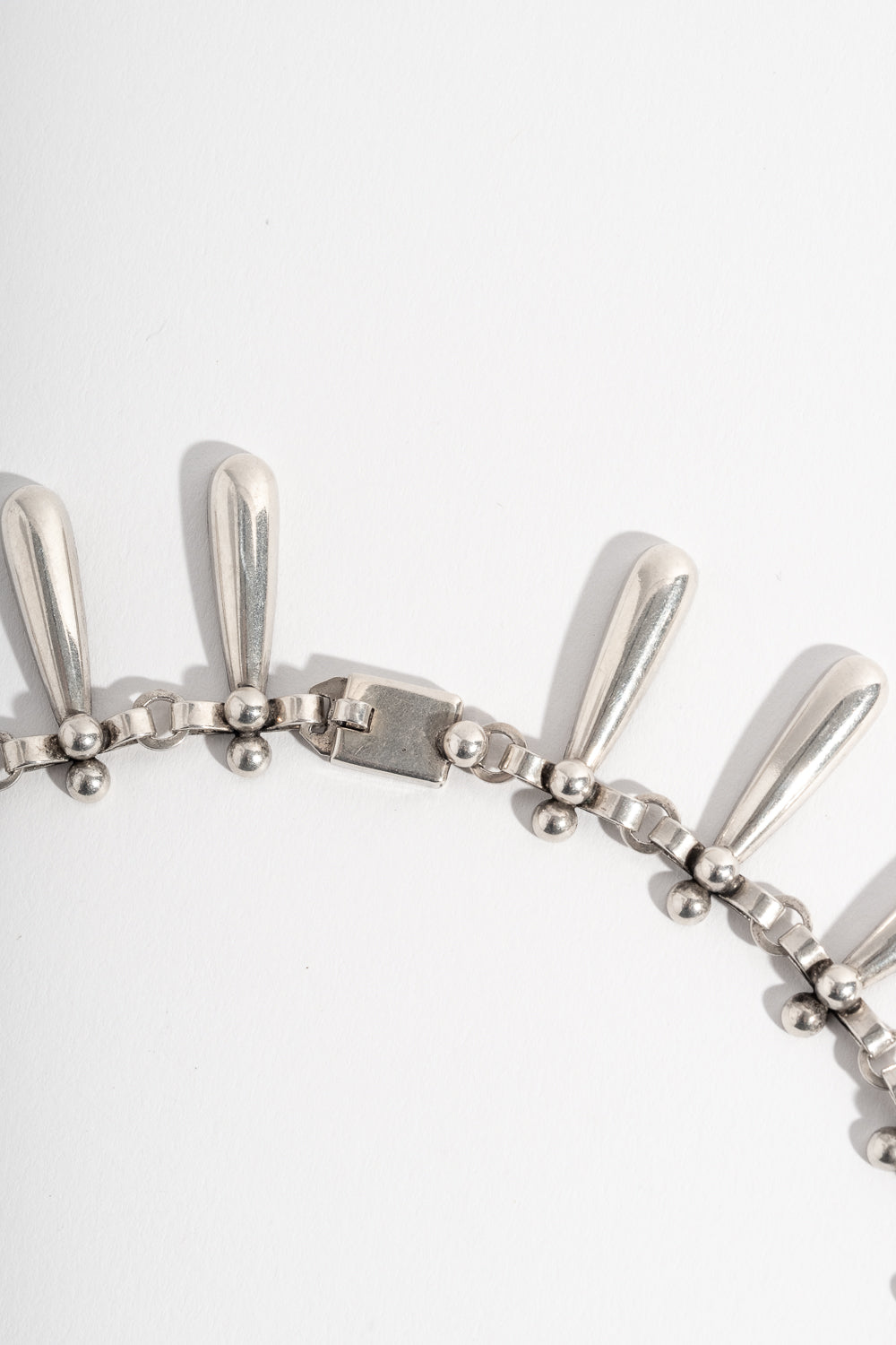 Sterling Neils Erik From Denmark Droplet Choker Necklace