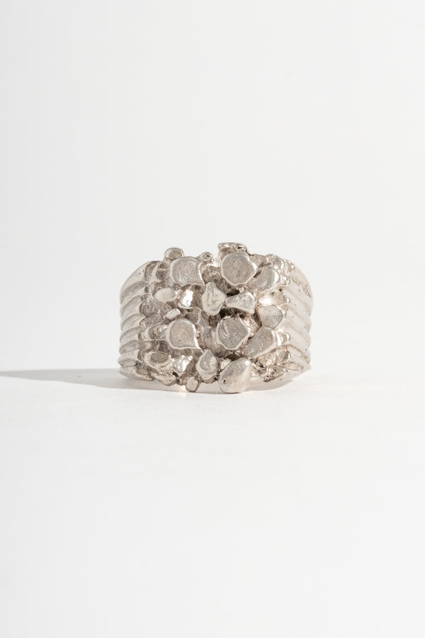 Sterling Pebbles Ring