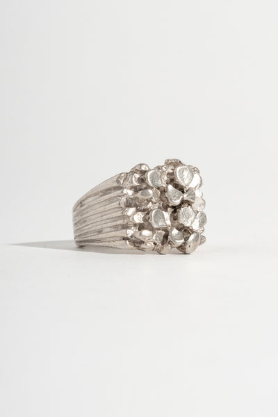 Sterling Pebbles Ring