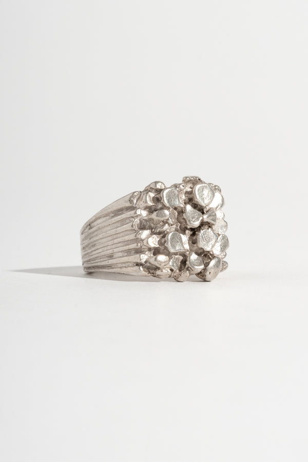 Sterling Pebbles Ring