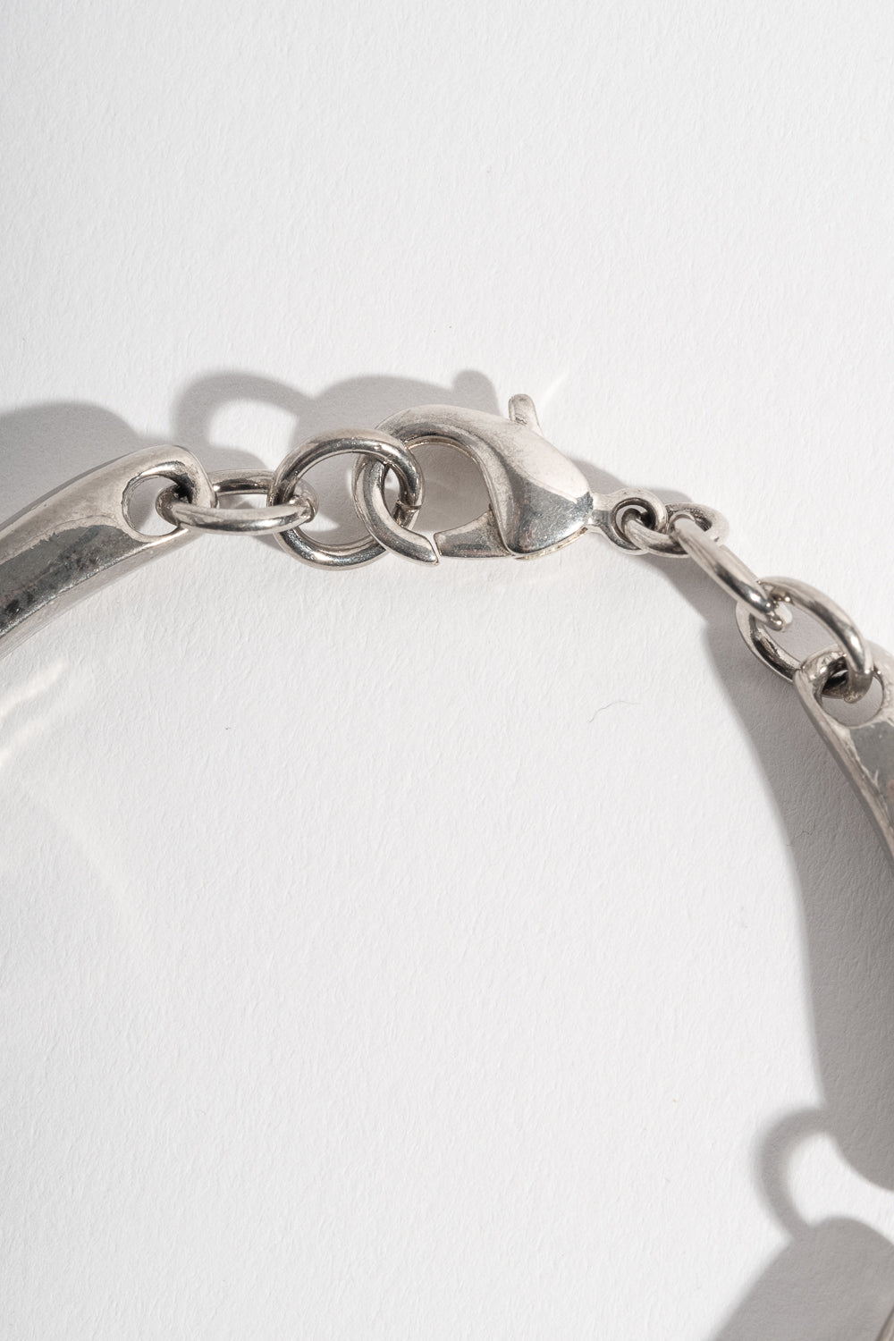 Sterling Rounded Bar Chain Bracelet
