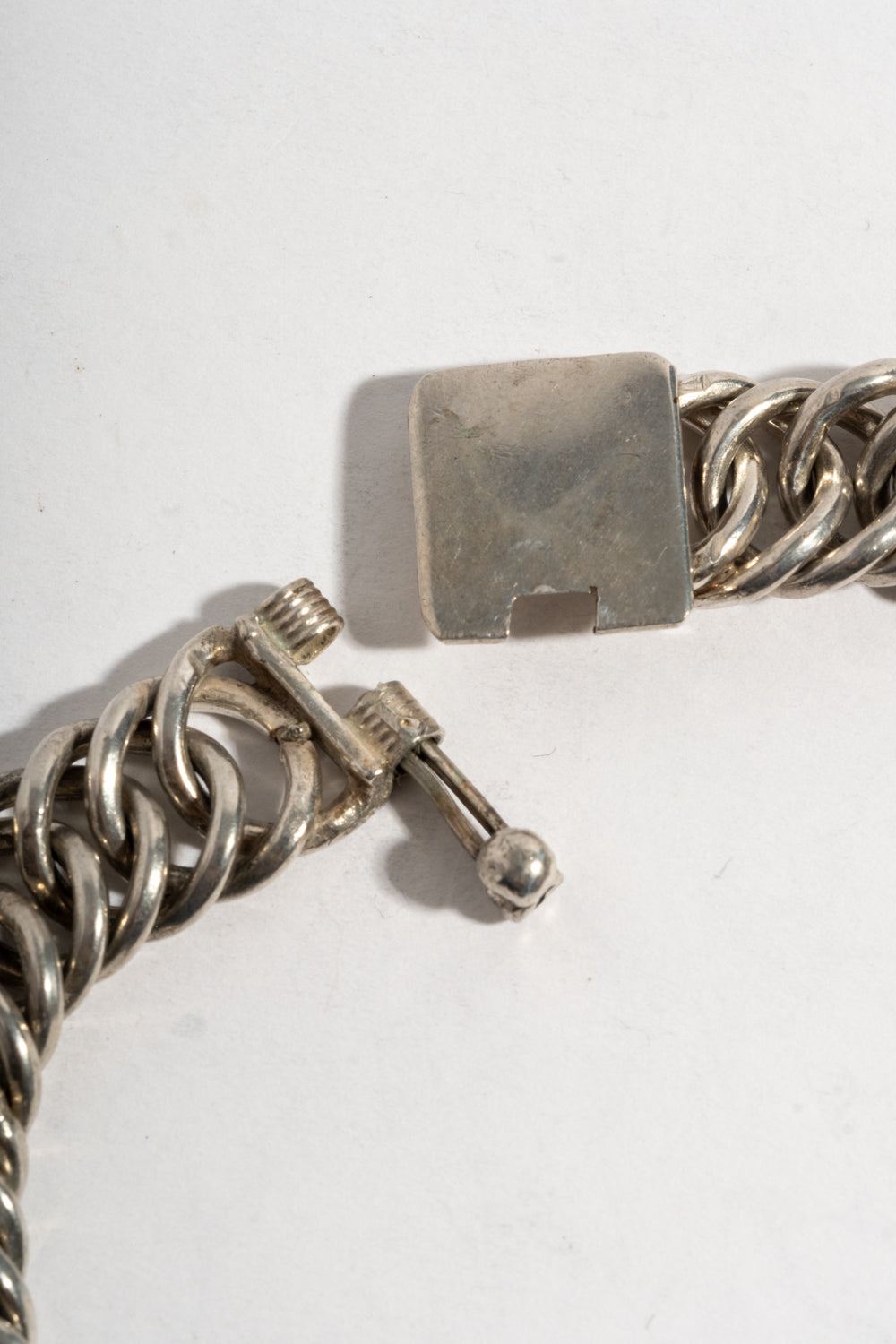 Sterling Unique Link Chain ID Bracelet 2