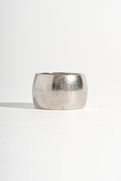Sterling Wide Rounded Band