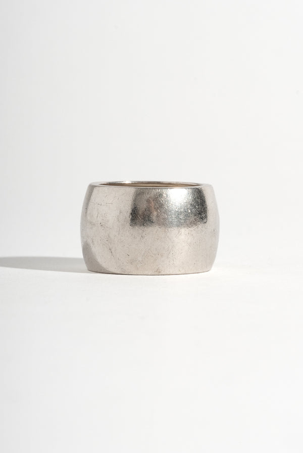 Sterling Wide Rounded Band