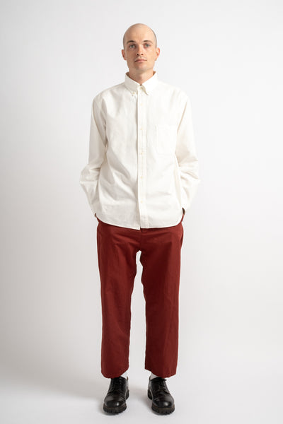 Wide Work Pants in Red