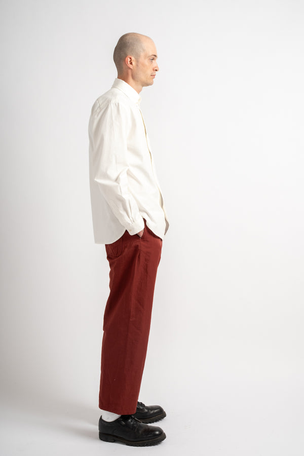 Wide Work Pants in Red