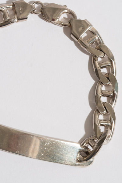 Sterling Mariner Link Id Bracelet