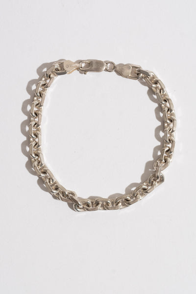 Thin Sterling Belcher Chain Bracelet