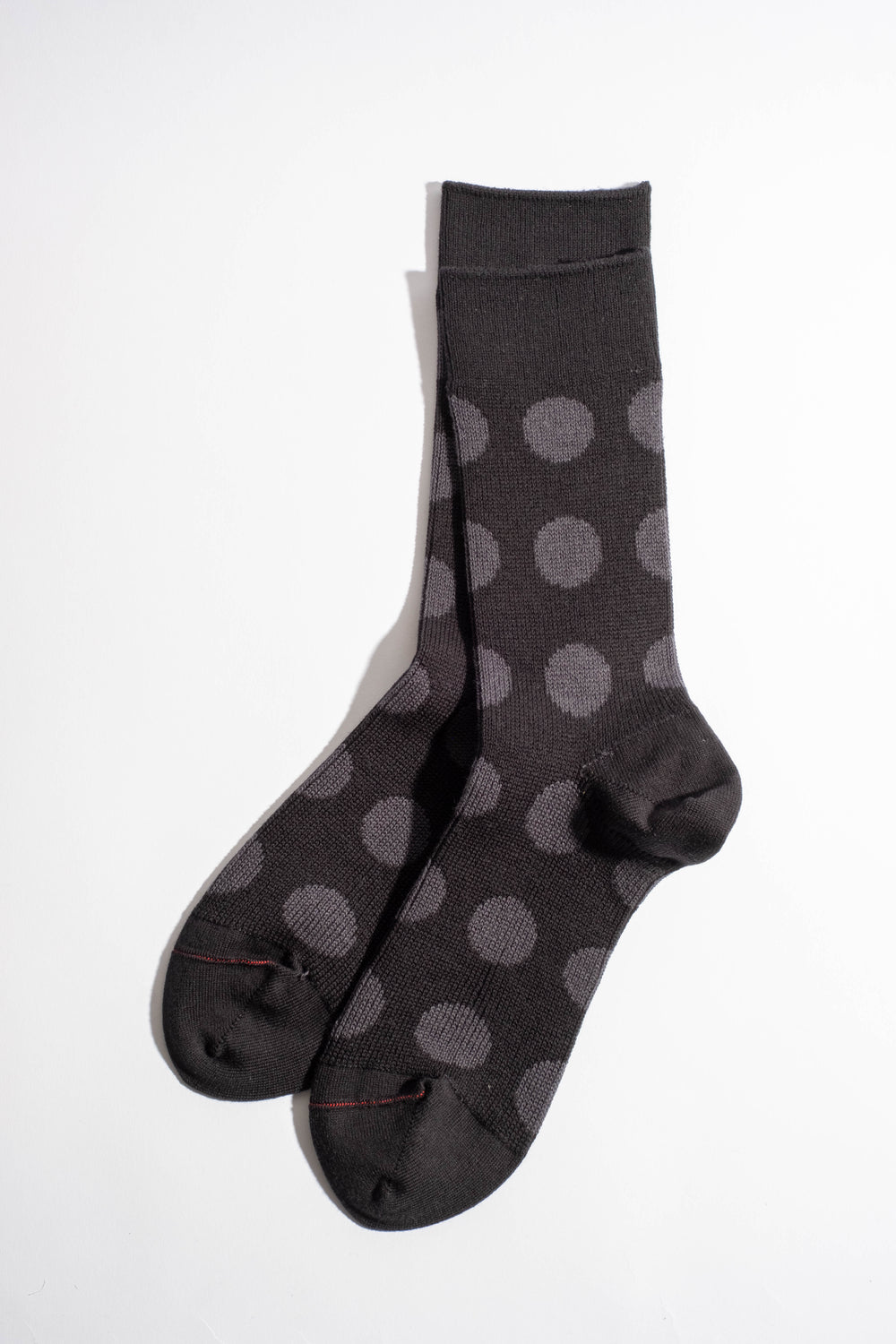 Porthole Sock in Black + Charcoal