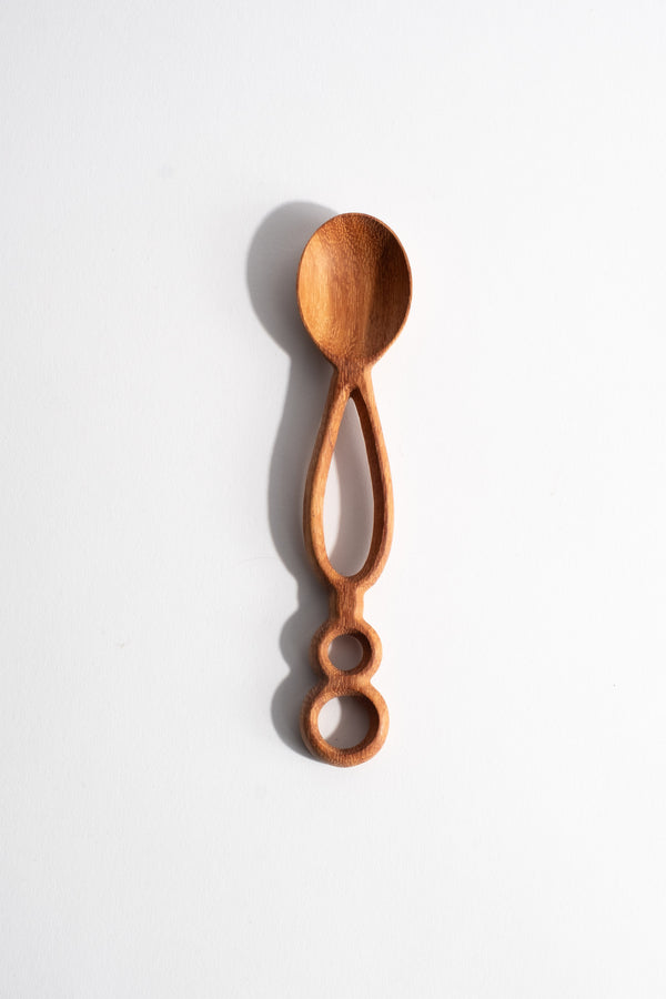 Handcarved Wooden Spoon with Hole