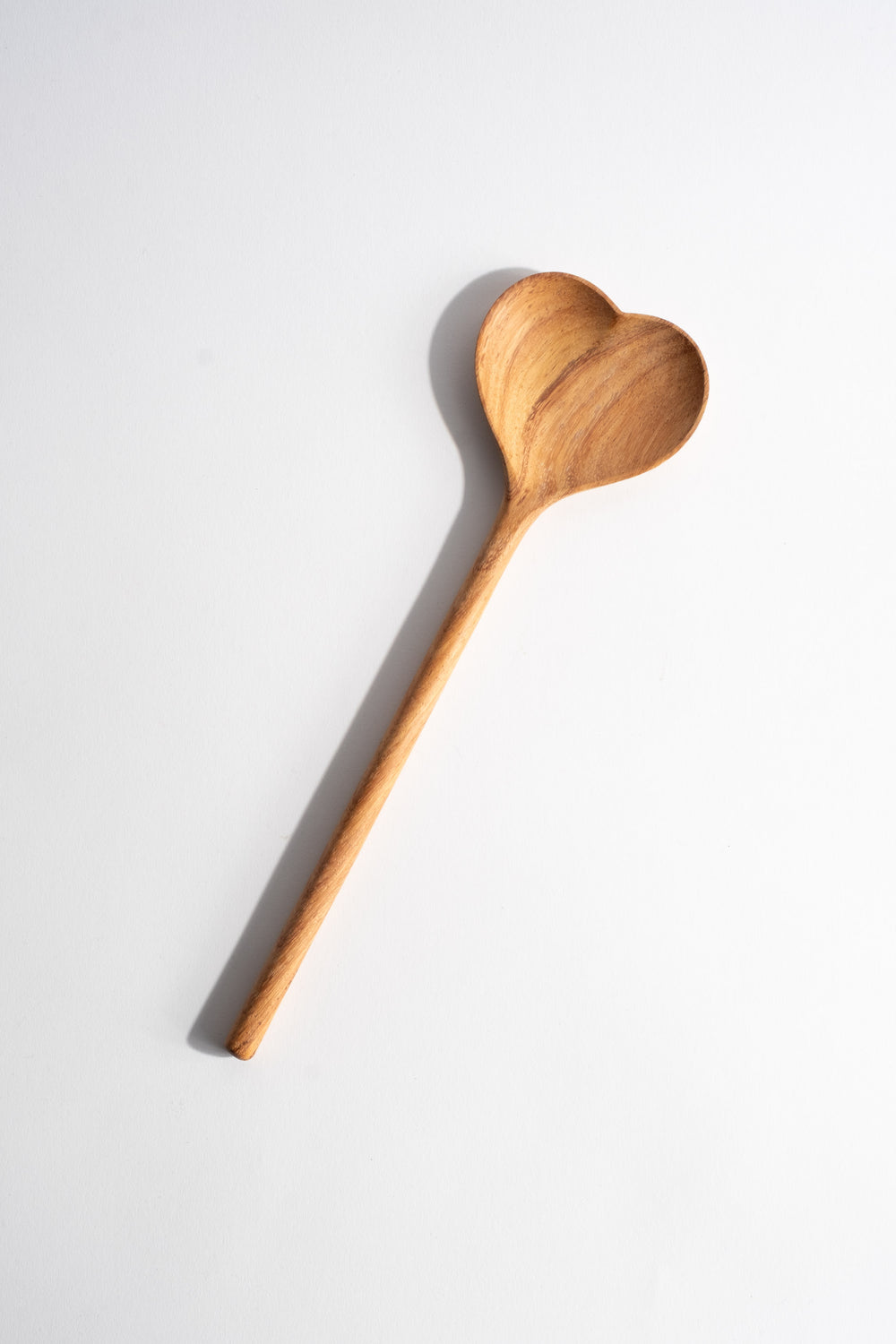 Large Wooden Heart Shaped Spoon