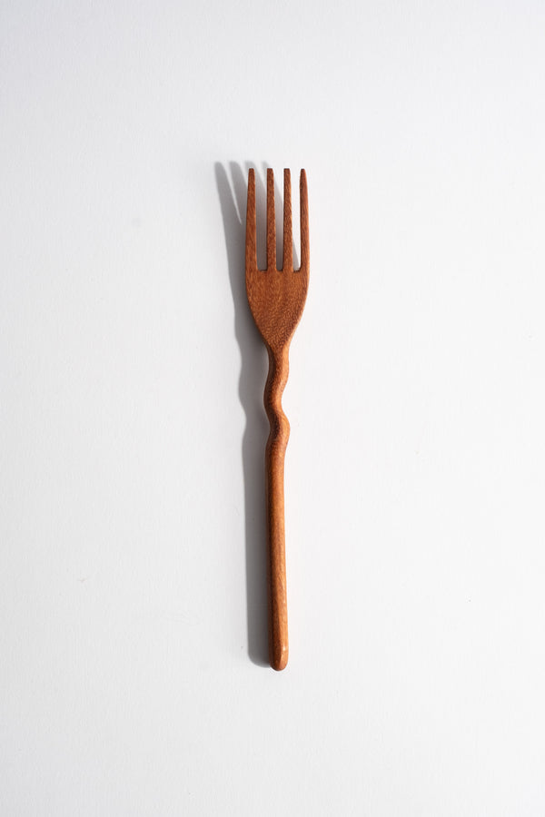 Wiggly Wooden Fork