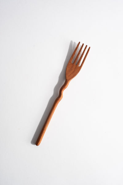 Wiggly Wooden Fork