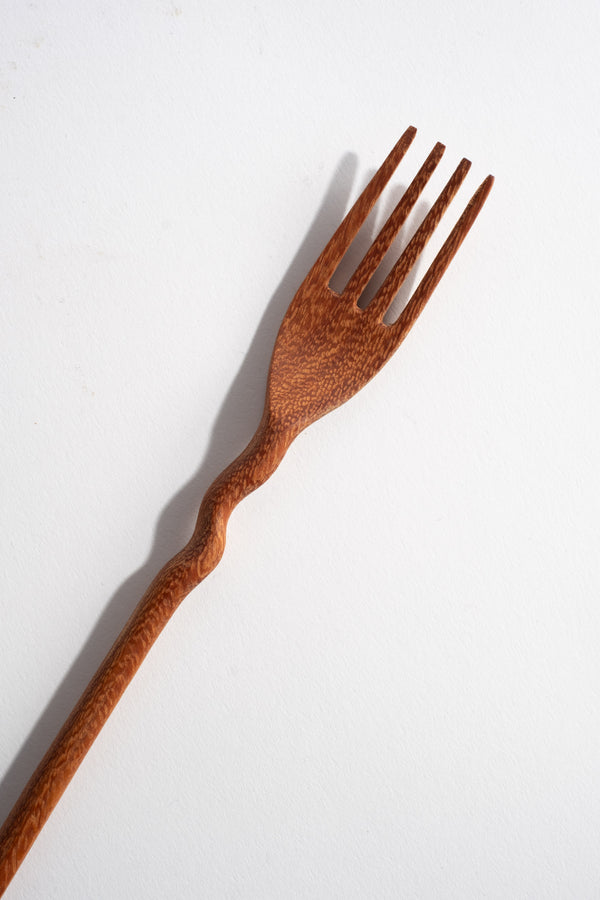 Wiggly Wooden Fork