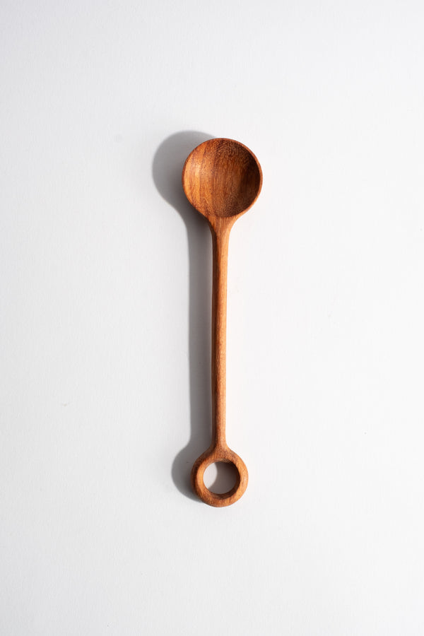 Wooden Stirring Spoon with Hole